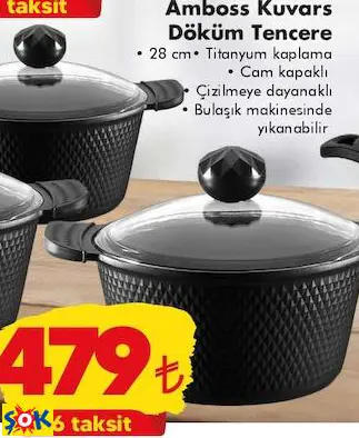 AMBOSS KUVARS DÖKÜM TENCERE AMBOSS KUVARS DÖKÜM TENCERE